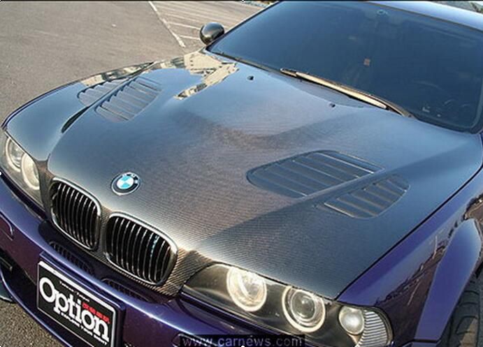 Luxury Sports Vented Carbon Bonnet For BMW E39 -PP