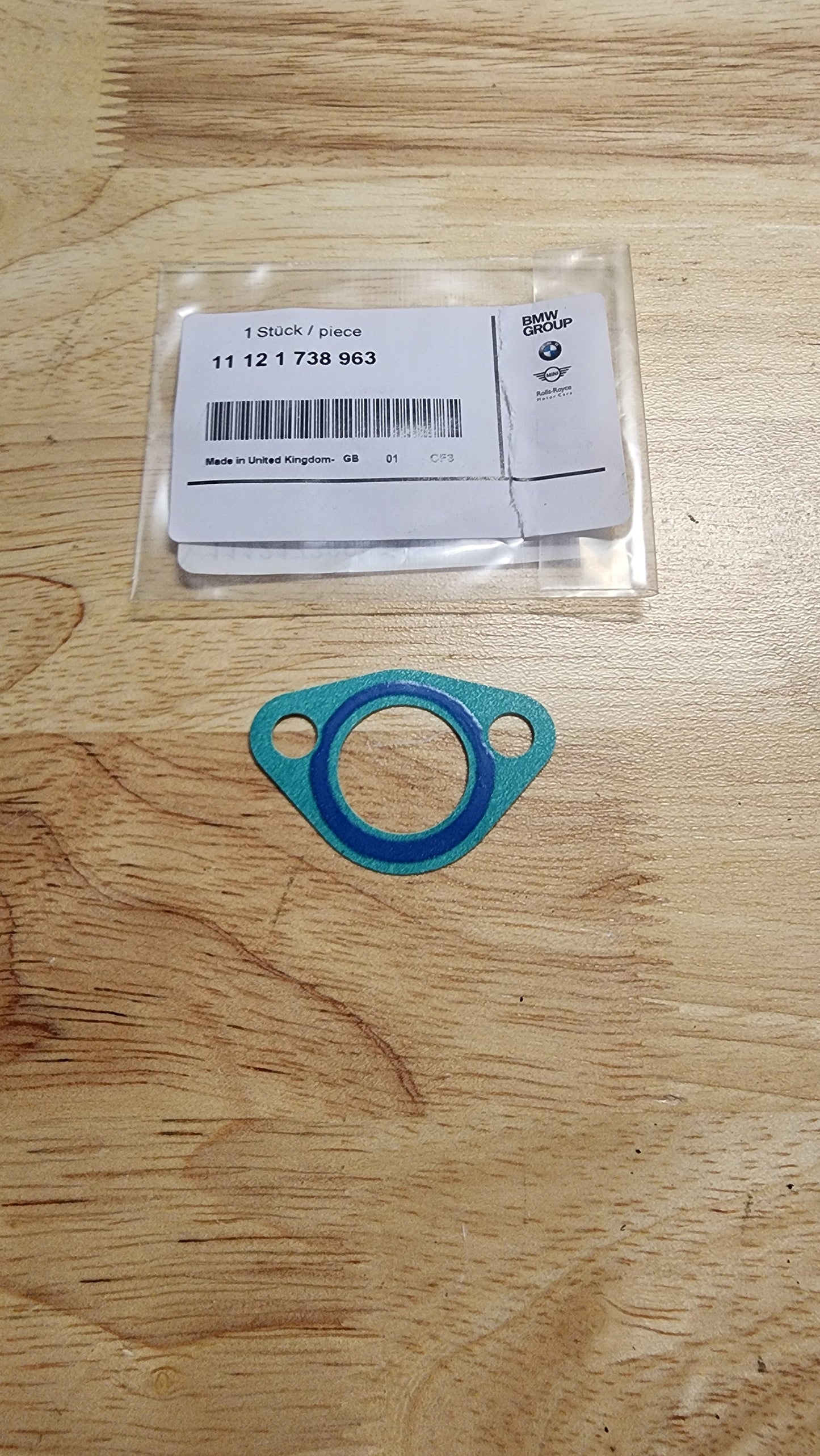 E36 E46 rear coolant flange gasket