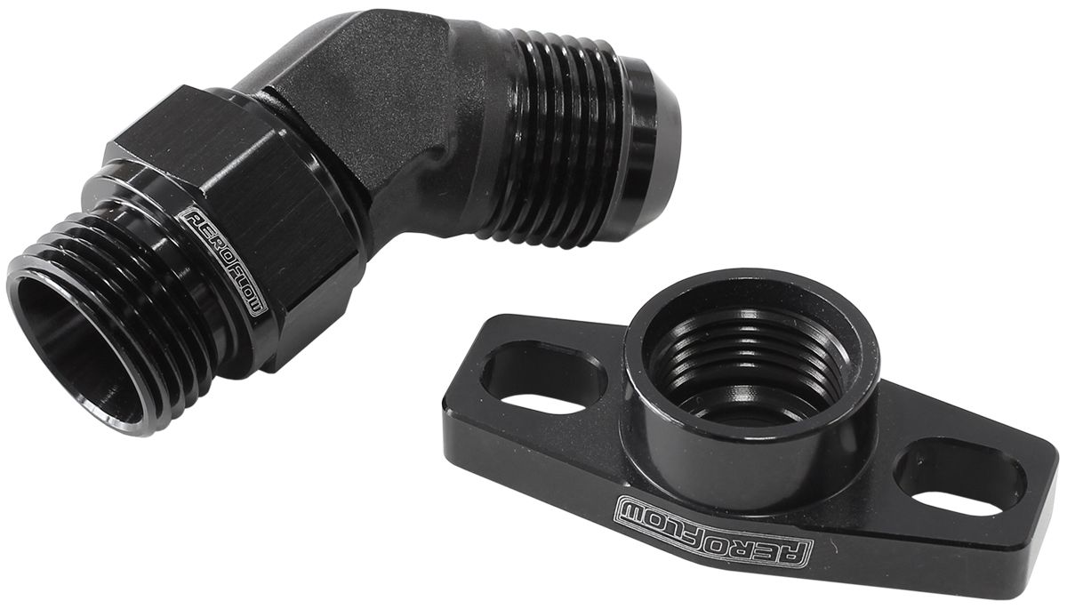 Aeroflow 45° Turbo Drain Adapter AF463-12