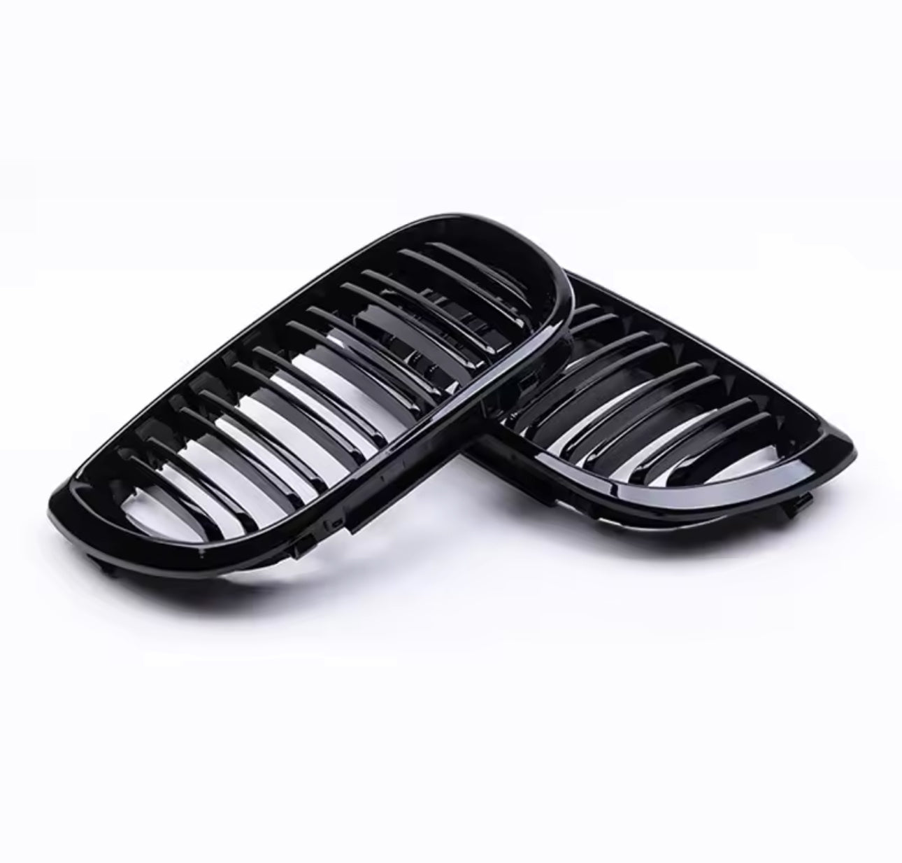 E46 sedan kidney grills (black)