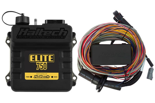 HALTECH Elite 750 + Premium Universal Wire-in Harness Kit Length: 5.0m (16')